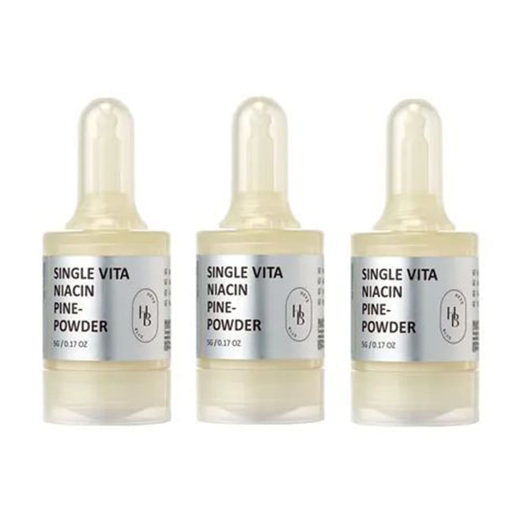 Освітлювальна пудра-бустер для обличчя HEVEBLUE Single Vita Niacin Pine-Powder, 3*5 г